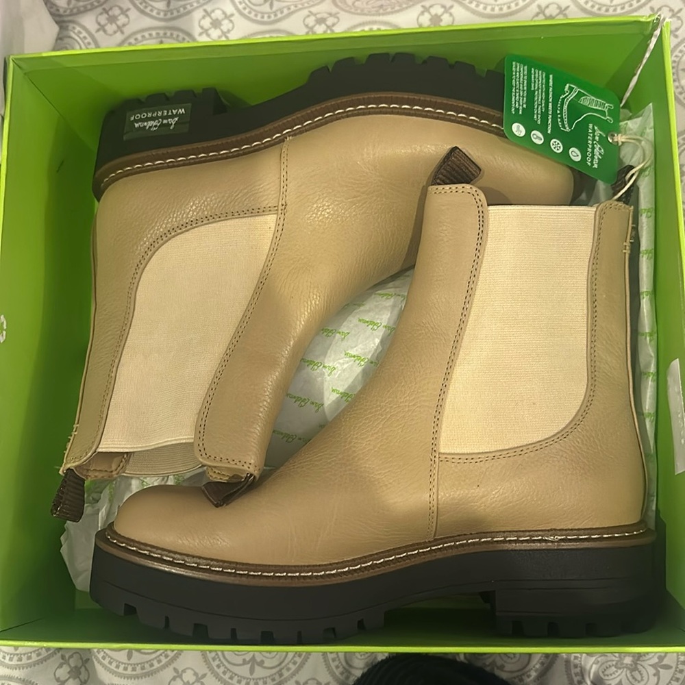 Sam Edelman Laguna Sesame leather boot sz. 8.5 NIB